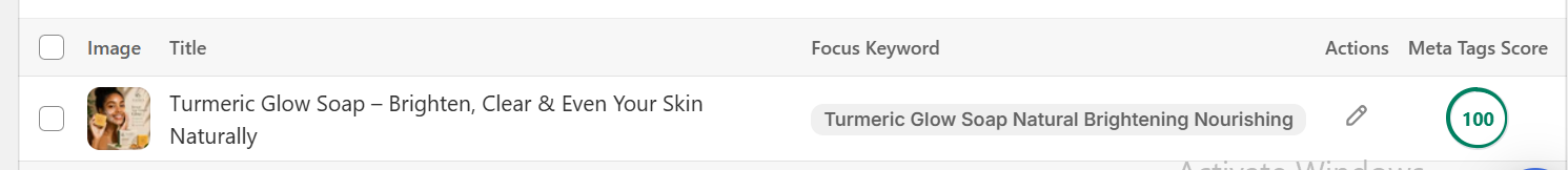 Yoast SEO 100/100