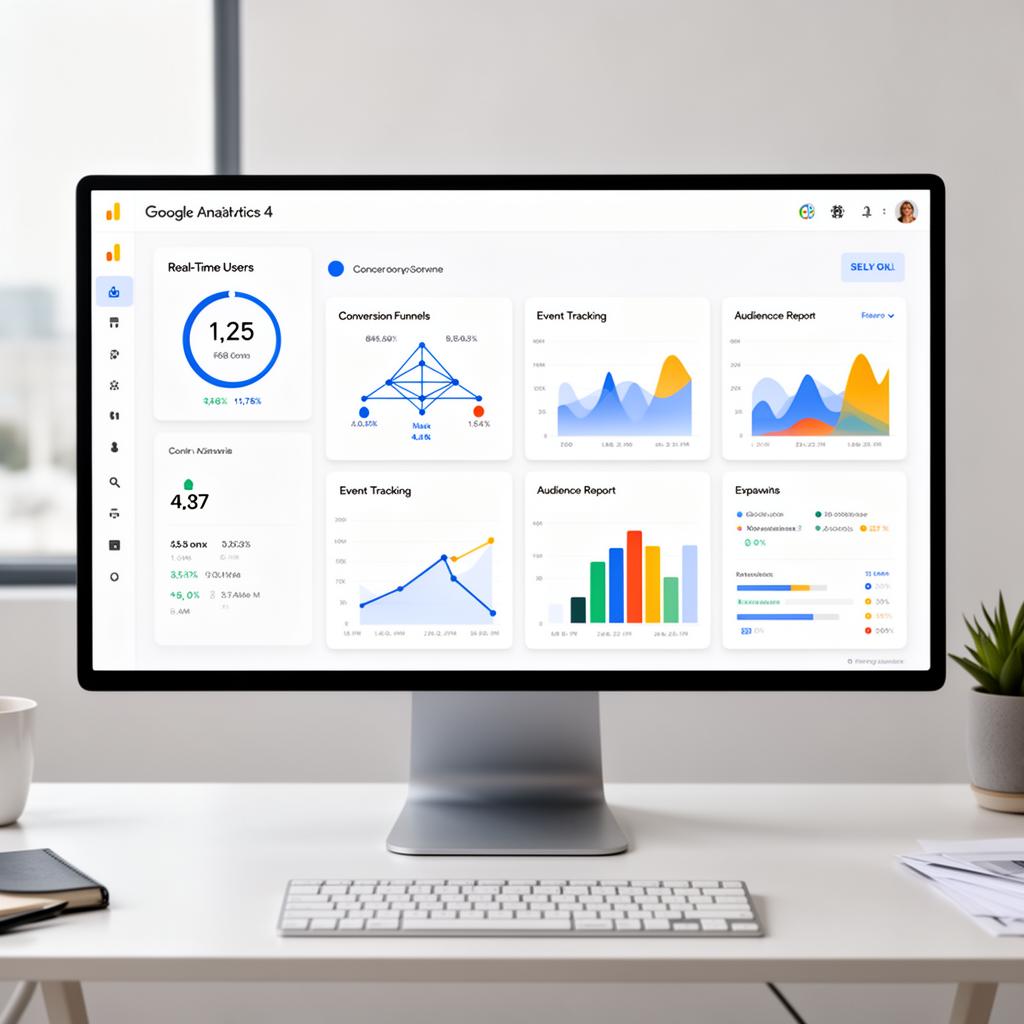 Google Analytics 4 dashboard