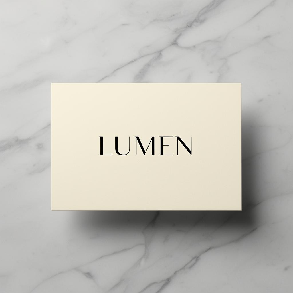 Lumen — Minimal Wordmark