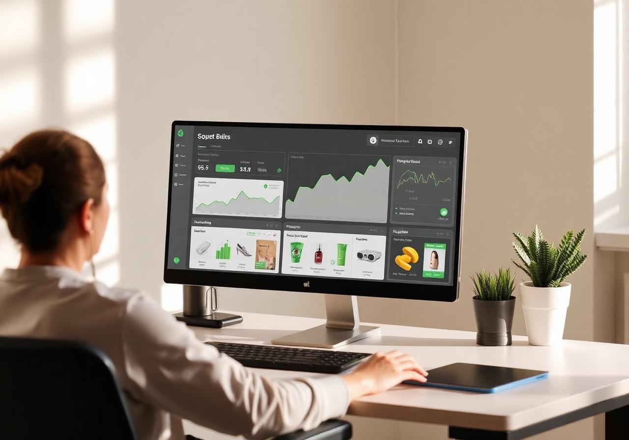 Shopify ecommerce dashboard